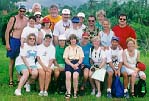 The whole gang on Tahaa (John Beck).